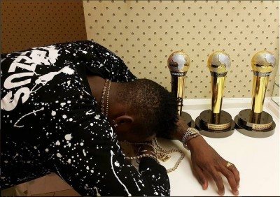 Diamond Platnumz is the biggest winner at AFRIMMA 2015. Photo: DIamond/Instagram