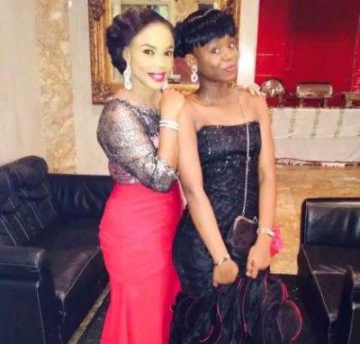 Iyabo Ojo and daughter