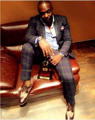 Jim Iyke has won a Planet Africa Award in Canada. Photo: Jim Iyke/Instagram