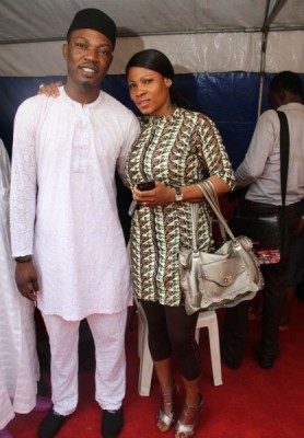 (K-Solo and ex-wife, Kikelomo)