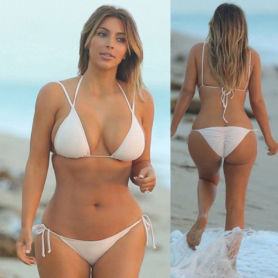Kim Kardashian bikini