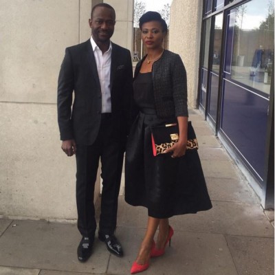 Cute couple! Nse and hubby attends Fifty premiere in London. Photo: Nse Ikpe-Etim/Instagram