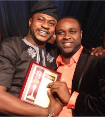 Femi Adebayo and Odunlade Adekola go head to head for Best Yoruba Actor at BON 2015. Photo: Filed