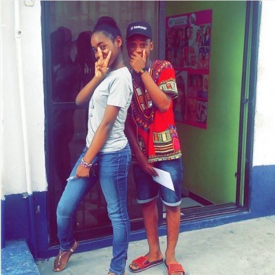 Festus Ojo and Michelle Gentry all swagged up. Photo: Festus Ojo/Instagram