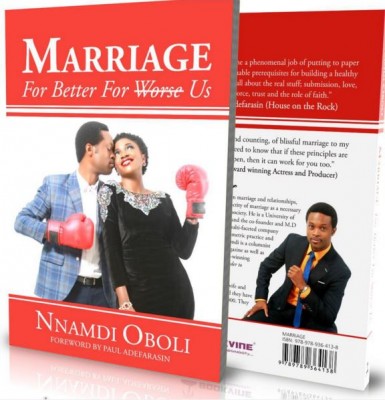 New book about the 15 years marriage of Omoni Oboli and her hubby, Nnamdi set to be published. Photo: Nnamdi Oboli/Instagram