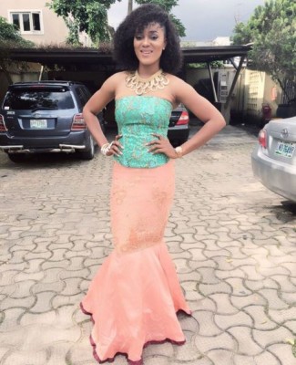 Ovire Peggy styled herself and did a great job.