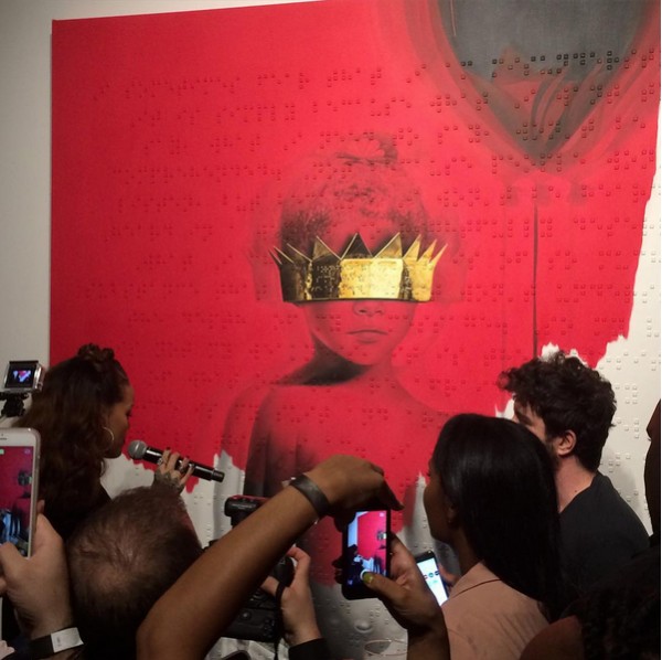Rihanna unveils Cover art for album