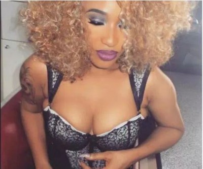 Tonto Dikeh braless