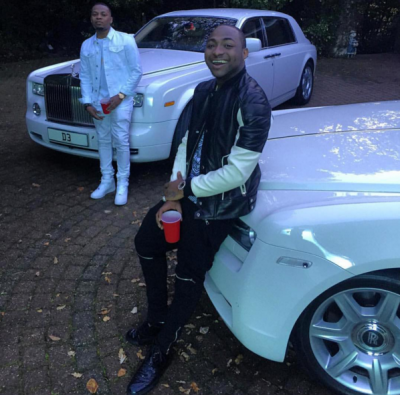 (Davido and Olamide on set of 'The Money'. Photo: Twenty20)