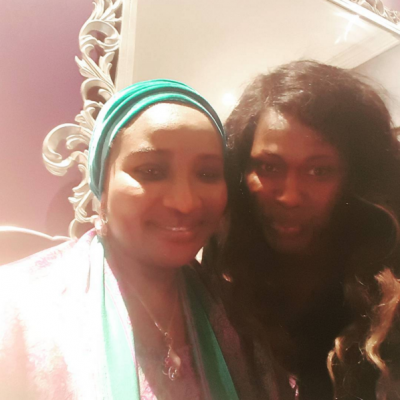 Uche Jombo and Mrs Zainab Bagudu