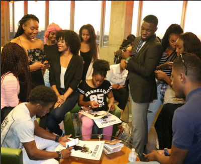 (Korede Bello at the University of Houston. Photo: Mavin)