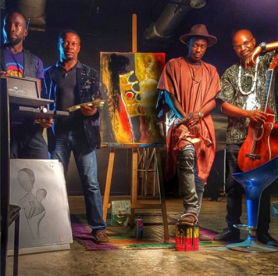 Sound Sultan on set of his upcoming video, 'Obalola'. Photo: SOund Sultan/Instagram