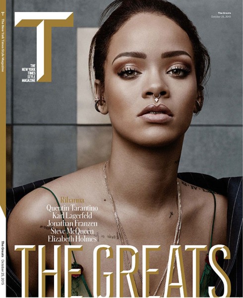 Rihanna covers T Magazine