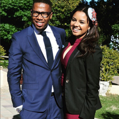 (Susan Younis and her hubby, Gideon Khobane)
