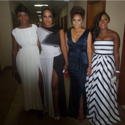Top Nigerians celebs last night turned up for the Tinsel Charity Ball. Photo: African Magic