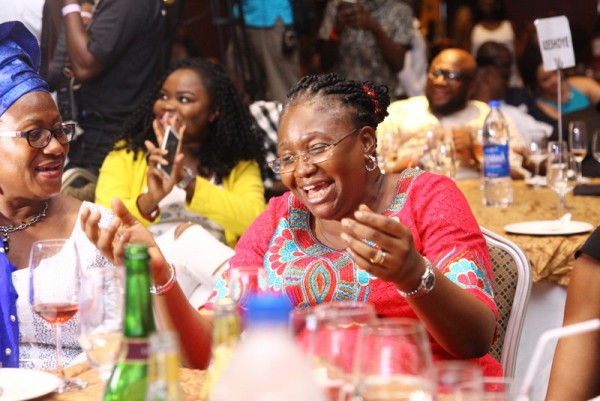 Mrs Abimbola Fashola having a good time at Tyme Out with Tee A.