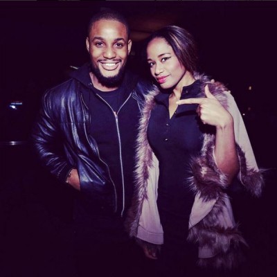 Alexx Ekubo and Amara Kanu hanging out in London. Photo: Amara Kanu/Instagram