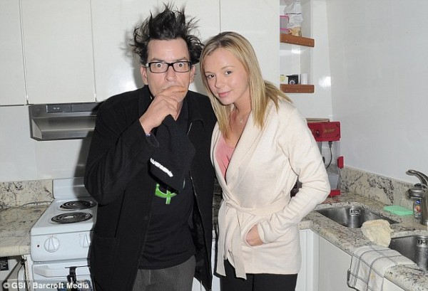 Charlie Sheen and Bree Olson