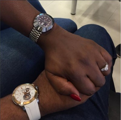 Freeze shows off newly engaged girlfriend. Photo: Freeze/Instagram