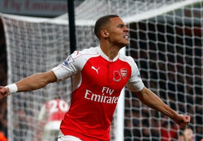 Keiran Gibbs late goal secured a point for Arsenal at North London derby. Photo: Goal