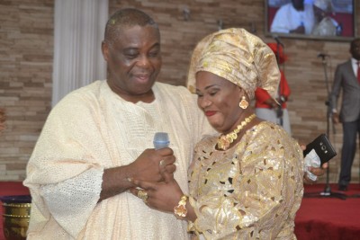 (Raymond and Moji Dokpesi)
