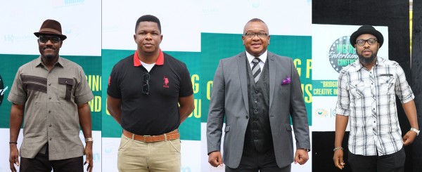 Toni Kan, Gbemilake Oscar, Olisa Adibua and Yaw at the arrival of NECLive Series. Photos: NET