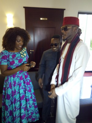 Annie, MI Abaga and 2face idibia