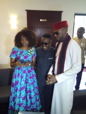 Annie, MI Abaga and 2face idibia