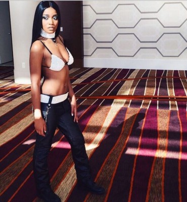 Keke Palmer is Aaliyah for Halloween. Photo: Keke/Instagram