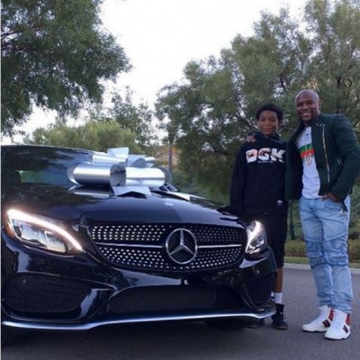 Floyd Mayweather buys son brand new Mercedes C-Class valued at $30,000