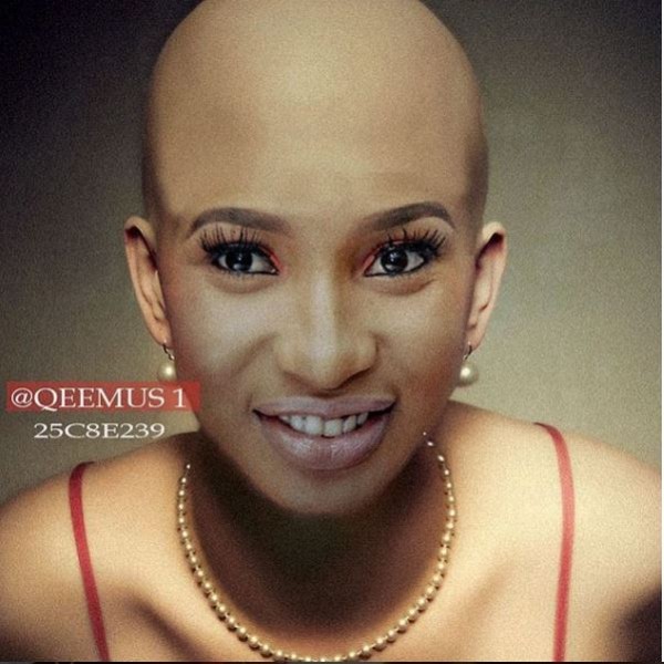 Tonto Dikeh totally slayed in her bald head
