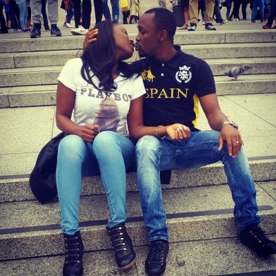 Its been 24 months of marriage for comedian, Ushbebe and Annette. Photo: Filed