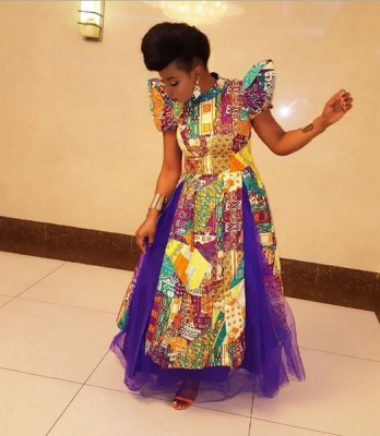 Yemi Alade stuns in ankaragown as she performs at Miss Nigeria. Photo: Yemi Alade