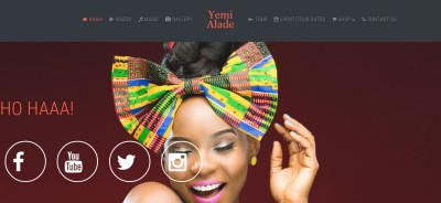 Yemi Alade website