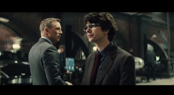 Daniel Craig looked a little cranky in new Bond