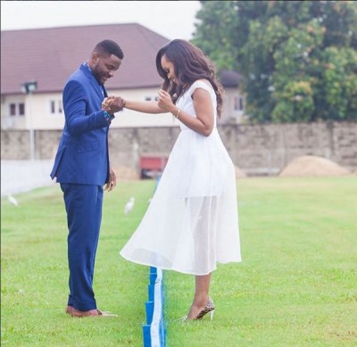 Ebuka and his love interest, Cynthis stun in pre-wedding photos. Photo: Cynthia Obianodo/Instgram