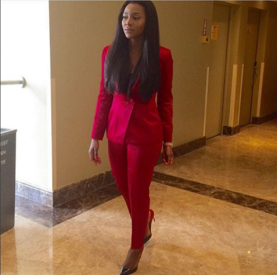 (Genevieve Nnaji's stunning look to the premiere of 'Road To Yesterday')