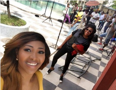 Lilian Esoro returns to work after her high budget society wedding. Photo: Uche Jombo/Instagram