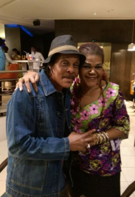 Majek Fashek and Gloria Ibru