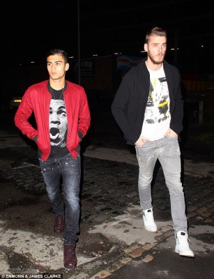 David De Gea and Andreas Pereira