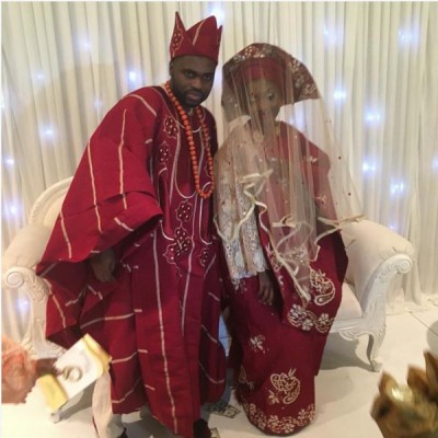 Funmi Odegbemi and Solomon Shanaiya hold traditional wedding in London. Photo: May7ven