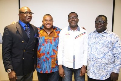 Ali Baba, Olisa Adibua, Steve Ayorinde with Wale Ewedemi