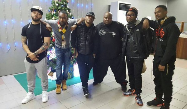 Sisqo and Dru Hill during arrival at the Kotoka International Airport, Ghana. Photo: Zionfelix