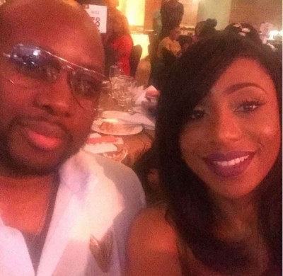 Beautiful couple, Dakore Egbuson turns up with her hubby. Photo: Instagram