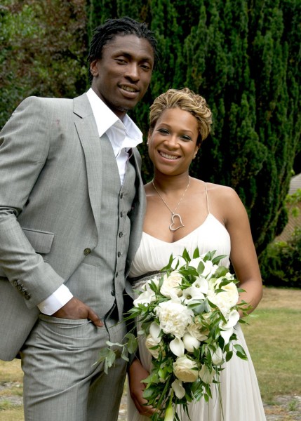Dickson Etuhu and wife Chinyere