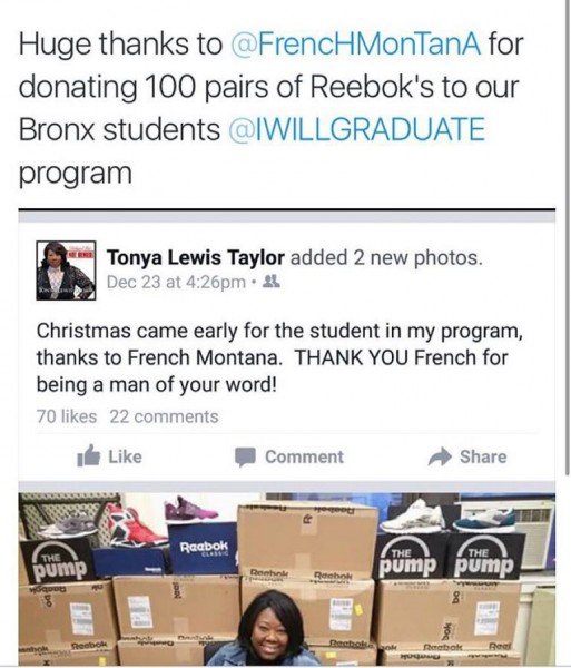 The rapper also posted this snapshot in his Instagram