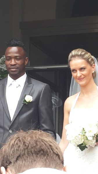 John Utaka and wife