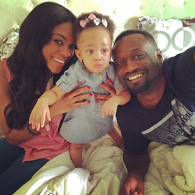 Jude Okoye with family