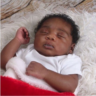 Mercy Johnson's two weeks old baby is named Angel Onosetale Okogie. Photo: Mercy Johnson/Instagram