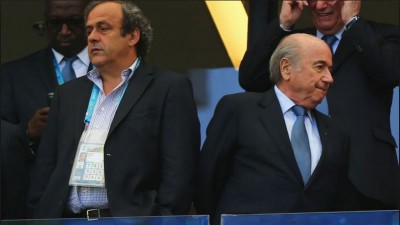 Sepp Blatter and Michel Platini has been banned from footballing activities. Photo: Sky